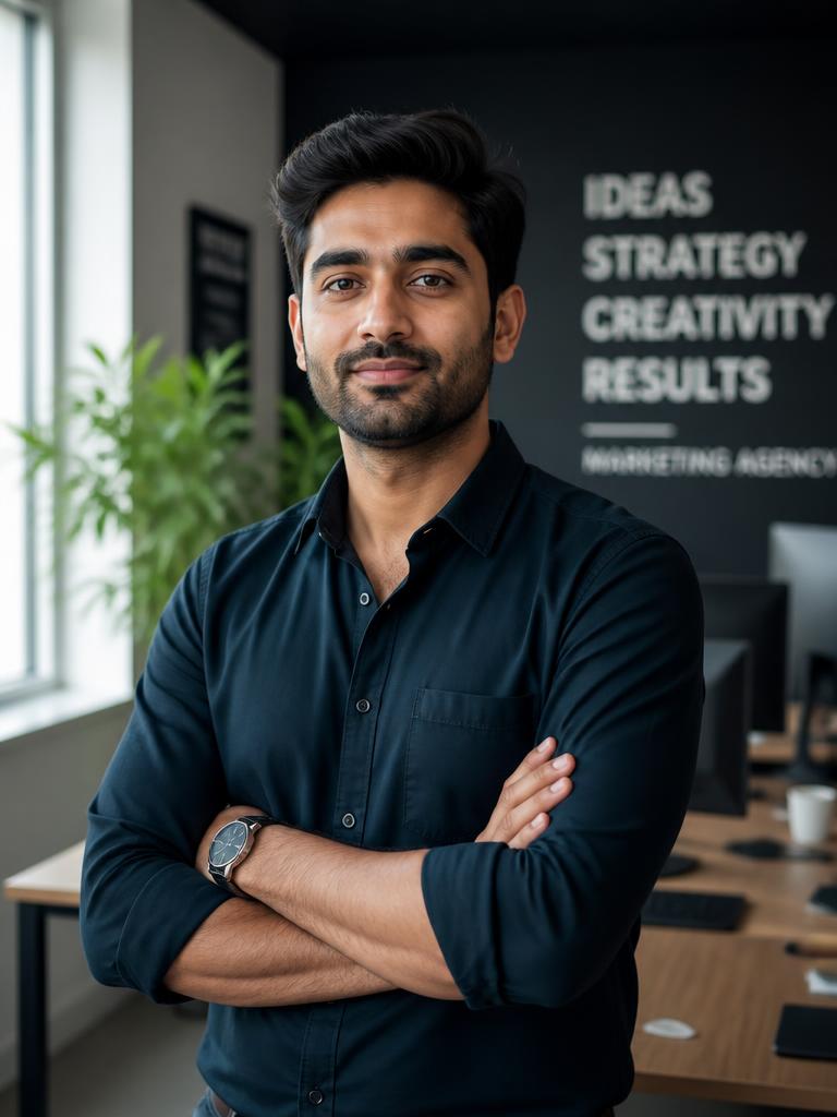 Portrait of Gajendra Kumar, Founder of TRAFIXEL, Patna's performance marketing agency